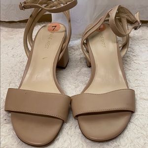 Nude sandals